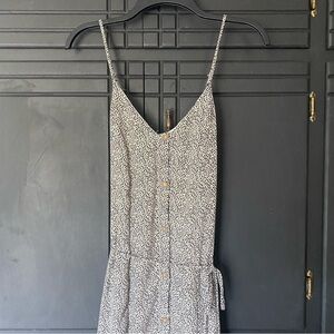 Cheetah print midi dress